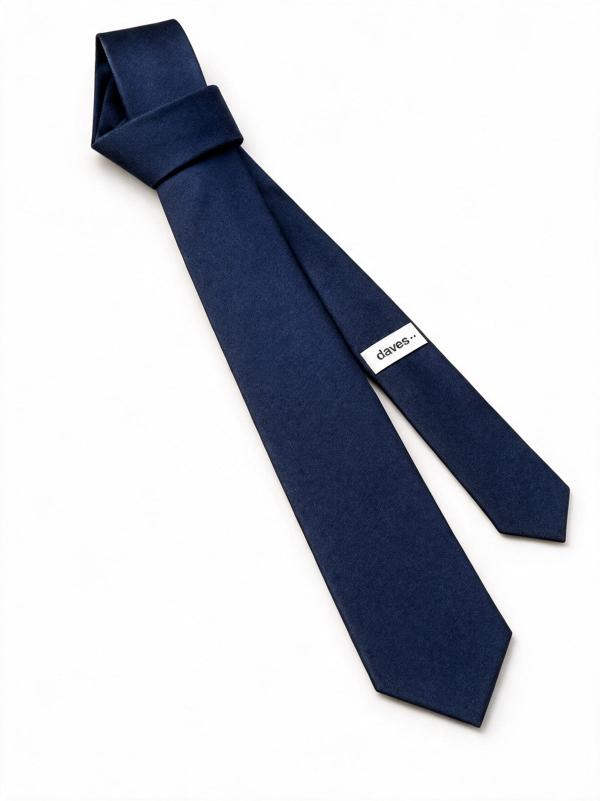 Corbata Daves en azul marino