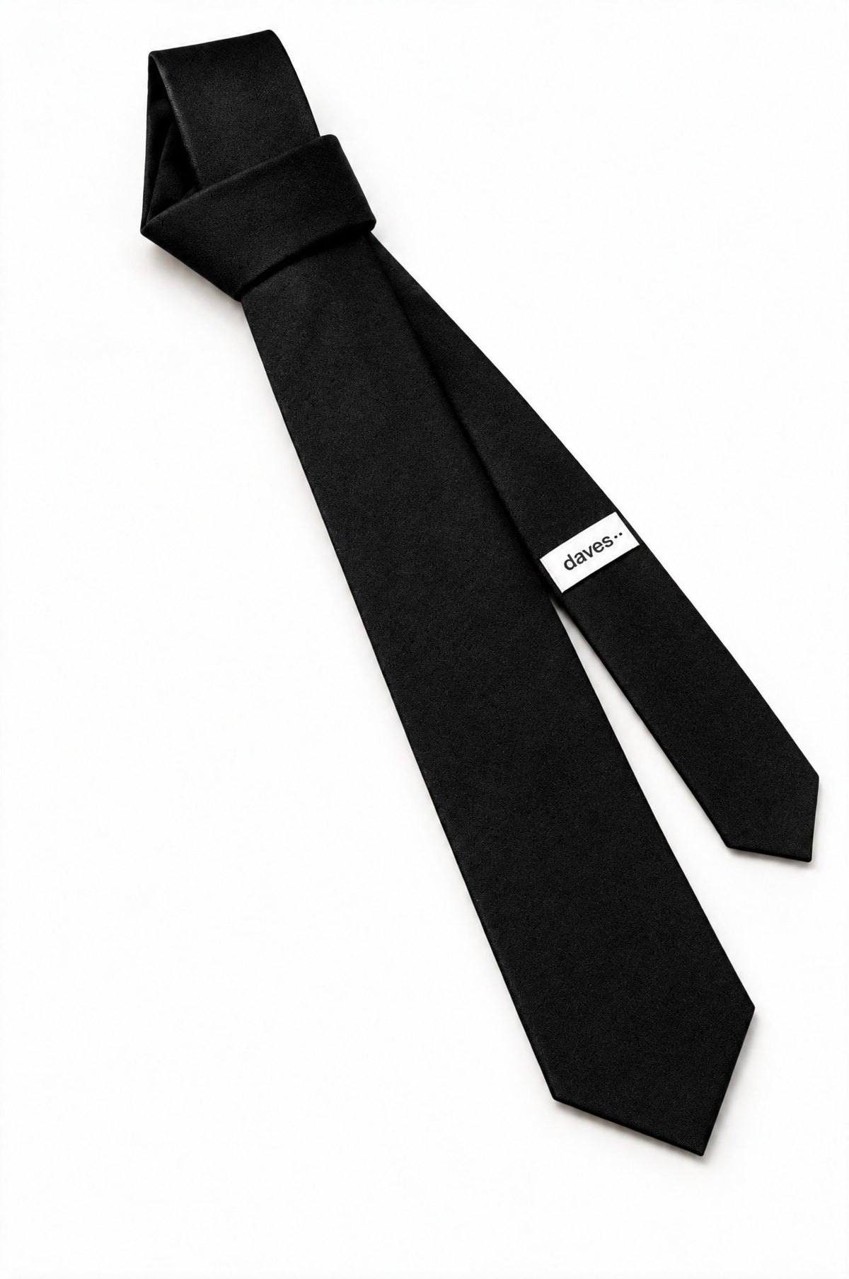 Corbata Daves en negro