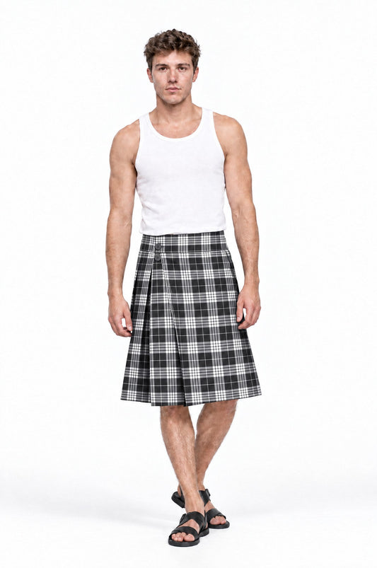 Jupe pour homme BENITO, vue de face portée par le mannequin
