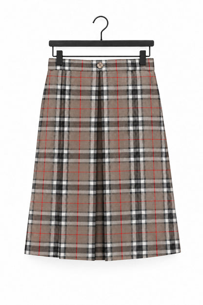 Jupe pour homme TARTAN GOLD, seule, suspendue à un cintre